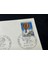1971 Fransa Ilk Gün Zarfı Sıcak Hava Balon Havacılık Temalı Ipek Baskı France Fdc 3