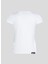 Yuvarlak Yaka Düz Beyaz Kadın T-Shirt 241J1700 4