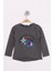 Toontoy Kız Çocuk Pullu Güllü Nakışlı T-Shirt 1