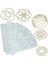 SH0101834 Tarzı Meibum 22 Çeşit Dantel Mat Geometrik Desenler Tasarım Fondan Kalıpları Çikolata Sugarcraft Silikon Kek Kalıpları Tatlı Süslemeleri Ped (Yurt Dışından) 5
