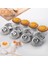 6x1.6cm-10 Adet Tarzı Mini Karbon Çelik Tart Kalıpları Cupcake Kurabiye Puding Pasta Kalıp Yapışmaz Pişirme Aracı Muffin Bardak Pişirme Aksesuarları Araçları (Yurt Dışından) 2