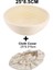 25X8.5CM Stili Ovalround Doğal Rattan Fermantasyon Ekmek Sepeti Banneton Hamur Hasır Rattan Kütle Sağlama Kanıtlama Sepetleri Kapaklı Rattan (Yurt Dışından) 1