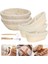 25X8.5CM Stili Ovalround Doğal Rattan Fermantasyon Ekmek Sepeti Banneton Hamur Hasır Rattan Kütle Sağlama Kanıtlama Sepetleri Kapaklı Rattan (Yurt Dışından) 2