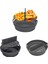 Mavi Stil Hava Fritözleri Fırın Pişirme Tepsisi Kızartma Tavuk Sepeti Mat Katlanabilir Airfryer Silikon Tencere Ayırma Pedi Izgara Tavası Aksesuarları (Yurt Dışından) 5