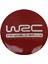 Jant Göbek Arma WRC Red Sticker 4'lü Set 1