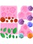 CD315 Tarzı Gül Çiçek Şakayık Silikon Kalıp Düğün Pastası Dekorasyon Araçları Çikolata Fondan Kalıpları Yaprak Şeker Reçine Kalıpları Dıy Cupcake Topper (Yurt Dışından) 2