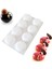 Beyaz Stil 8 Kavite Düz Yuvarlak Silikon Kek Kalıbı Dıy Çikolatalı Mousse Jöle Puding Pasta Dondurma Tatlı Ekmek Bakeware Pan Araçları (Yurt Dışından) 4