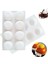 Beyaz Stil 8 Kavite Düz Yuvarlak Silikon Kek Kalıbı Dıy Çikolatalı Mousse Jöle Puding Pasta Dondurma Tatlı Ekmek Bakeware Pan Araçları (Yurt Dışından) 5