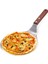 Ahşap Tarzı Paslanmaz Çelik Pizza Kabuğu Metal Yuvarlak Pizza Kürek Pizza Spatula Ahşap Saplı Kek Kaldırıcı Transfer Tepsisi Pizza Küreği (Yurt Dışından) 1