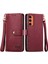 Samsung Galaxy C55 5g Için Flip Case Cüzdan Aşk Deri Kılıf Fermuar (Yurt Dışından) 1
