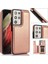 Kart ile Samsung Galaxy S21 Ultra Çift Manyetik Toka Için Cüzdan Kılıf (Yurt Dışından) 1