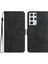 Samsung Galaxy S21 Ultra Cüzdan Pu Deri Kart Yuvaları Tutucu Için Flip Case (Yurt Dışından) 5