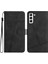 Samsung Galaxy S21 Artı Tam Koruma Bilek Kayışı Flip Pu Için Flip Case (Yurt Dışından) 5