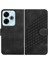 Xiaomi Redmi 13 Için Flip Case Geometrik Desen Darbeye Deri Kılıf Pu (Yurt Dışından) 1