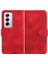 Oppo Flip 12 5g Geometrik Desen Flip Iş Pu Deri Için Flip Case (Yurt Dışından) 1
