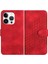 IPhone 16 Için Flip Case Pro Pu Deri Kapak Çevirin Geometrik Desen Kılıf (Yurt Dışından) 1