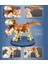 Velociraptor Küçük Parçacık Yapı Taşı Dönüştürme Robotu Dinozor Müzesi Modeli Yapı Taşı Montaj Oyuncak (Yurt Dışından) 2