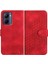 Realme C33 Manyetik Kart Tutucu Flip Iş Geometrik Kılıf Için Flip Case (Yurt Dışından) 1