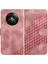 Realme 12 5g Flip Iş Pu Deri Flip Kapak Için Flip Case Geometrik (Yurt Dışından) 1