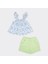 Kız Bebek Çiçek Desenli Şortlu Takım 1