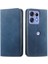 Motorola Kenar 50 Pro Flip Kapak Için Flip Case Basit Iş Cüzdan Kılıf (Yurt Dışından) 1