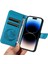 Kredi Kartı Yuvası ile IPhone 14 Pro Max Yüksek Kalite Deri Için Flip Case (Yurt Dışından) 4