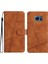 Samsung Galaxy S7 Kart Yuvaları Tutucu Manyetik Tam Koruma Için Flip Case (Yurt Dışından) 5