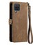 Samsung Galaxy A12 5g Için Flip Case Basit Iş Deri Kılıf Flip (Yurt Dışından) 5