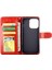 IPhone 15 Için Flip Case Pro Pu Deri Kart Tutucu Darbeye Kickstand (Yurt Dışından) 2