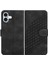 IPhone 16 Için Flip Case Artı Pu Deri Kapak Çevirin Geometrik Desen Kartı (Yurt Dışından) 1