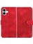 IPhone 16 Için Flip Case Artı Pu Deri Kapak Çevirin Geometrik Desen Kartı (Yurt Dışından) 1