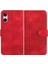Sony Xperia 10 Vı Darbeye Deri Kılıf Için Flip Case Geometrik Desen (Yurt Dışından) 1