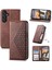 Samsung Galaxy M55 Günlük Kullanım Için Flip Case Standı Cüzdan El Kayışı Eşkenar Dörtgen (Yurt Dışından) 5