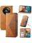 Realme 12 5g El Kayışı Standı Için Flip Case Günlük Kullanım Eşkenar Dörtgen Şekli Cüzdan (Yurt Dışından) 5