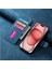 IPhone 15 Için Flip Case Cüzdan Retro Kart Standı Mıknatıs Koruyucu Malzeme (Yurt Dışından) 5