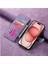 IPhone 15 Için Flip Case Cüzdan Retro Kart Standı Mıknatıs Koruyucu Malzeme (Yurt Dışından) 5