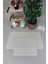 Modern Bubble Yıkanabilir Kaymaz Peluş Banyo Paspası Halısı 2'li Klozet Takımı 60X100-50X60CM Krem 1