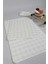 Modern Bubble Yıkanabilir Kaymaz Peluş Banyo Paspası Halısı 2'li Klozet Takımı 60X100-50X60CM Krem 5