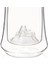 Çift Camlı Figürlü Meşrubat Bardağı - Şeffaf - 300 ml 2