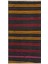 Sarı Kırmızı Rengi Çizgili Deesn Vintage Kilim 1