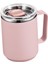 Yalıtımlı Kahve Kupa Sızdırmaz Çift Duvar Seyahat Kupa Kamp Ev Partisi Için Pembe (Yurt Dışından) 2