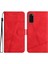 Samsung Galaxy S20 Flip Folio Kart Yuvaları Için Flip Case Tutucu Manyetik Pu (Yurt Dışından) 5