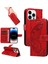Kredi Kartı Yuvası ile IPhone 14 Pro Için Flip Case Ayrılabilir El Kayışı (Yurt Dışından) 1