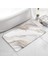 817SD-DD Stili 40X60CM Siyah Mermer Banyo Paspasları Altın Gri Çizgiler Yaratıcı Soyut Geometrik Sanat Ev Ets Banyo Kapısı Halı Kaymaz Tuvalet Kapağı Mat (Yurt Dışından) 1