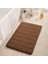 Kahve Tarzı 50X80CM Banyo Paspas Banyo Halı Su Emme Halı Shaggy Bellek Köpük Banyo Paspas Mutfak Zemin Banyo Halıları ve Mat Seti Duş Mat (Yurt Dışından) 1