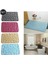 Bej Tarzı 40X60 Obblestone Kabartmalı Banyo Banyo Paspas Kaymaz Halılar Lavabo Küvet Halı Duş Odası Paspas Bellek Köpük Ped Yan (Yurt Dışından) 2