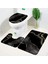 83770J-DD Stili 40X60CM Siyah Mermer Banyo Paspasları Altın Gri Çizgiler Yaratıcı Soyut Geometrik Sanat Ev Ets Banyo Kapısı Halı Kaymaz Tuvalet Kapağı Mat (Yurt Dışından) 3