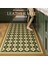 E Tarzı 50X160CM Amerikan Retro Halılar Oturma Odası Ev Yıkanabilir Mutfak Özel Zemin Mat Geniş Alan Anti-Kirlenme Halı Pvc Deri Halı (Yurt Dışından) 2