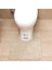 A-Yeşil Tarzı 1 Adet Banyo Paspas Seti U Şeklinde Banyo Halısı Basit Tuvalet Halıları Kaymaz Wc Mat Yüksek Su Emici Banyo Halıları (Yurt Dışından) 2