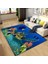 No.9 Stili 40X60CM 3D Sualtı Dünyası Deniz Kaplumbağası Yunus Alan Kilim Büyük, Oturma Odası Yatak Odası Kanepe Paspas Mutfak Için Halı Kilim, Kaymaz Zemin Mat (Yurt Dışından) 3